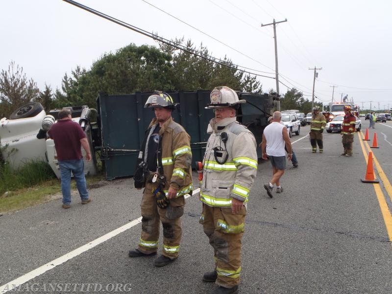 John Glennon, 2nd assistant Chief Dwayne Denton
Photo Credit PJ Cantwell