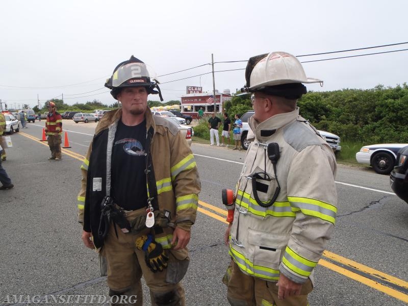 John Glennon, 2nd assistant Chief Dwayne Denton
Photo Credit PJ Cantwell