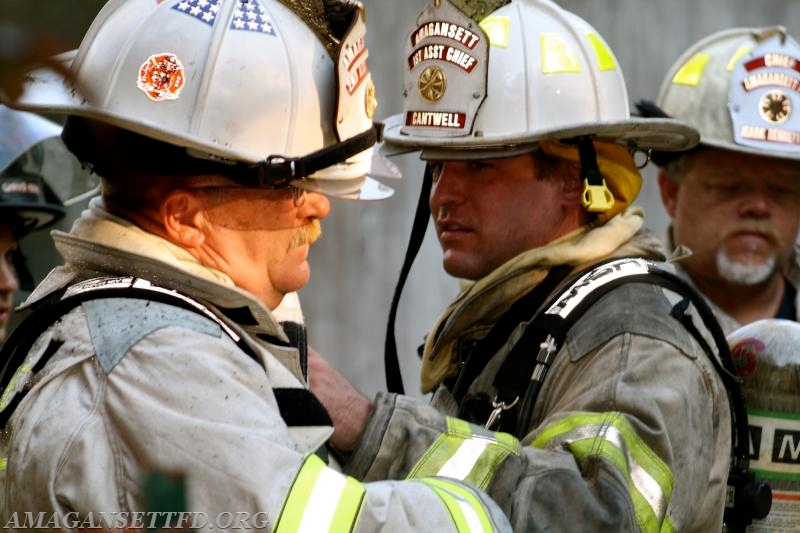 2nd Assistant Chief Dwayne Denton, 1st Assistant Chief PJ Cantwell, Chief Mark Bennett